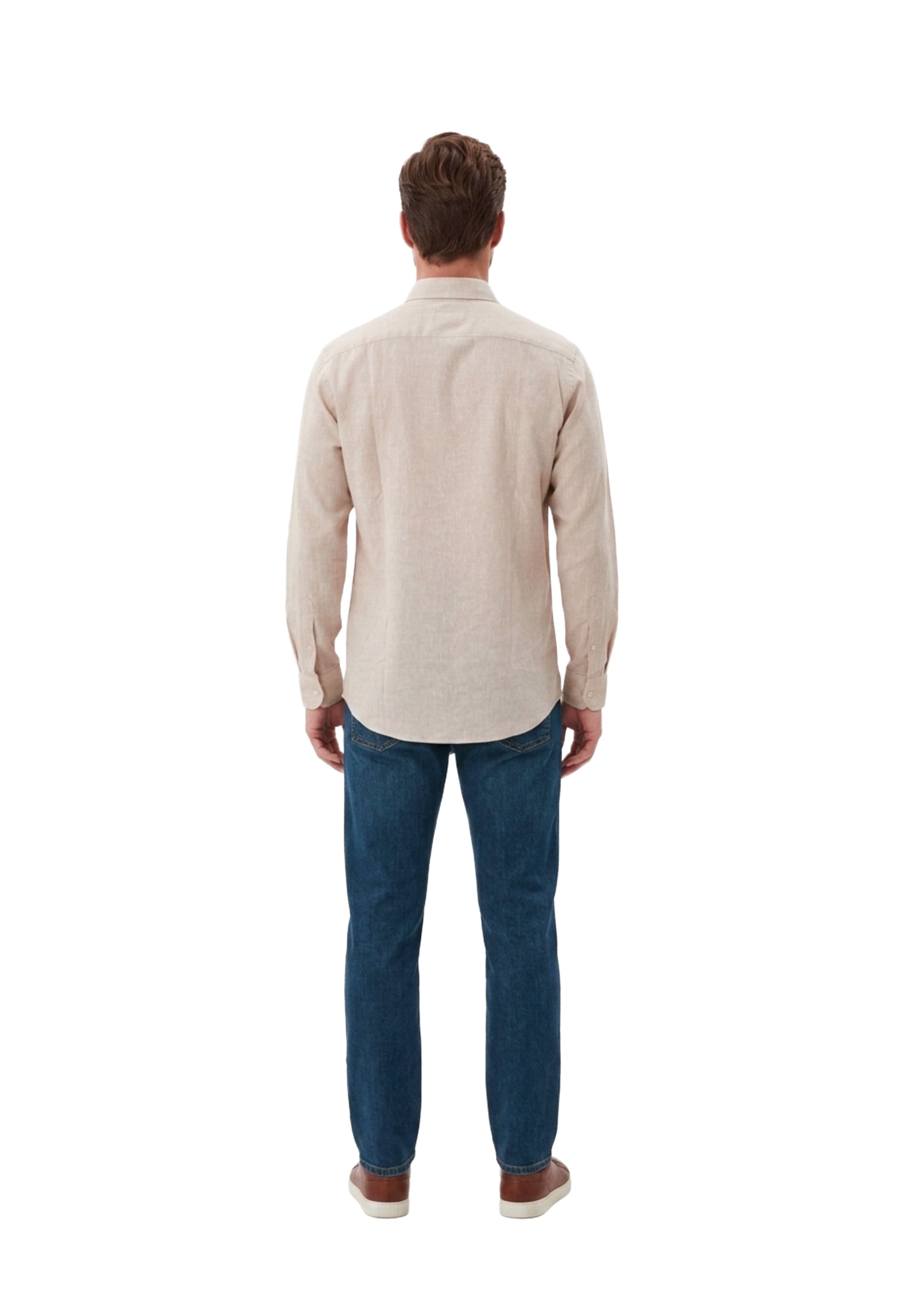 Camicie Beige Borgoni Milano