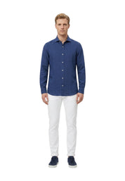 Camicie Blu Chiaro Borgoni Milano