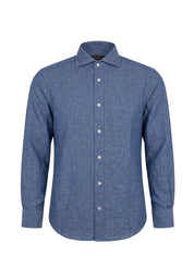 Camicie Blu Scuro Borgoni Milano