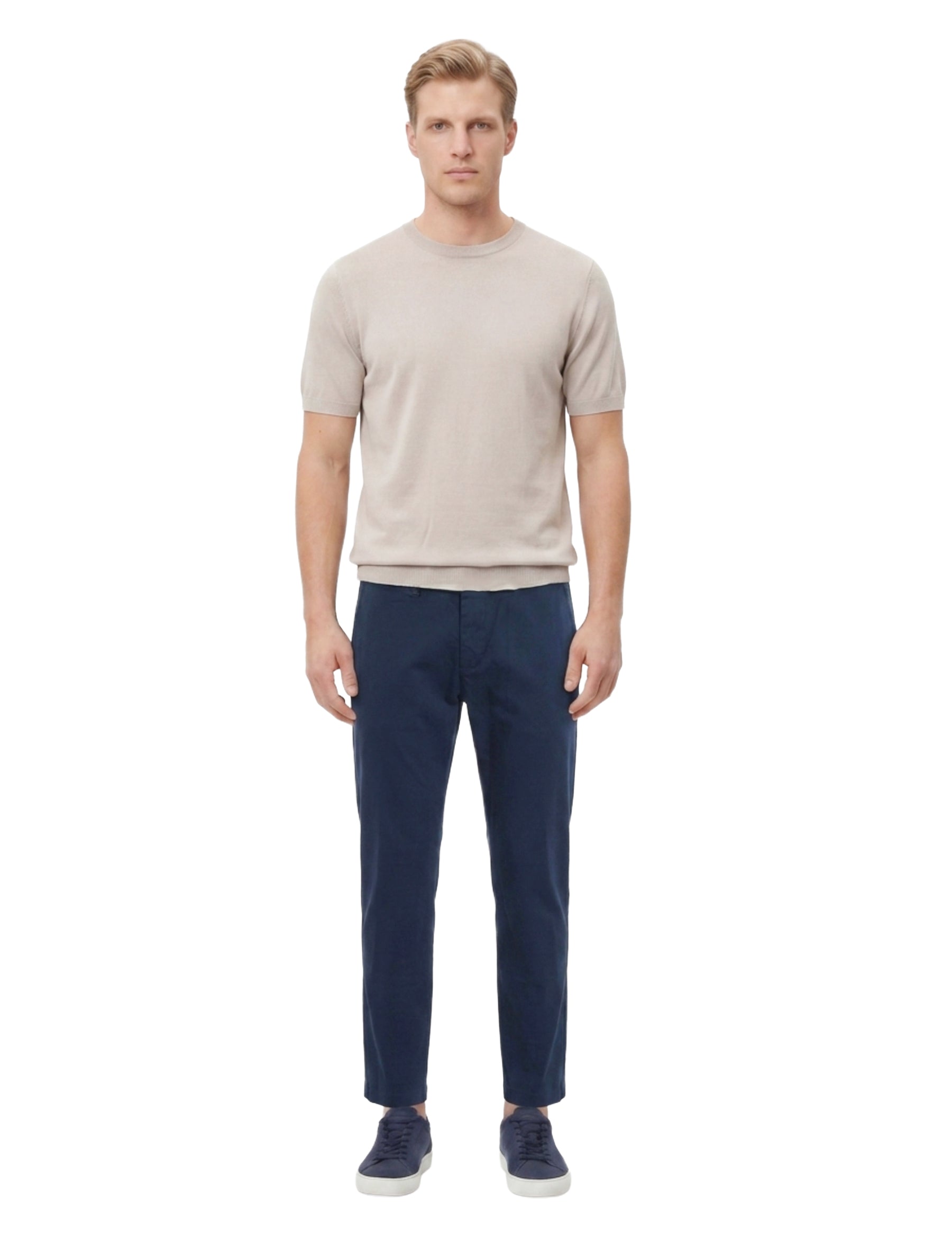 Pantaloni Blu Scuro Yes-zee