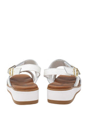 Sandali zeppa Bianco Susimoda