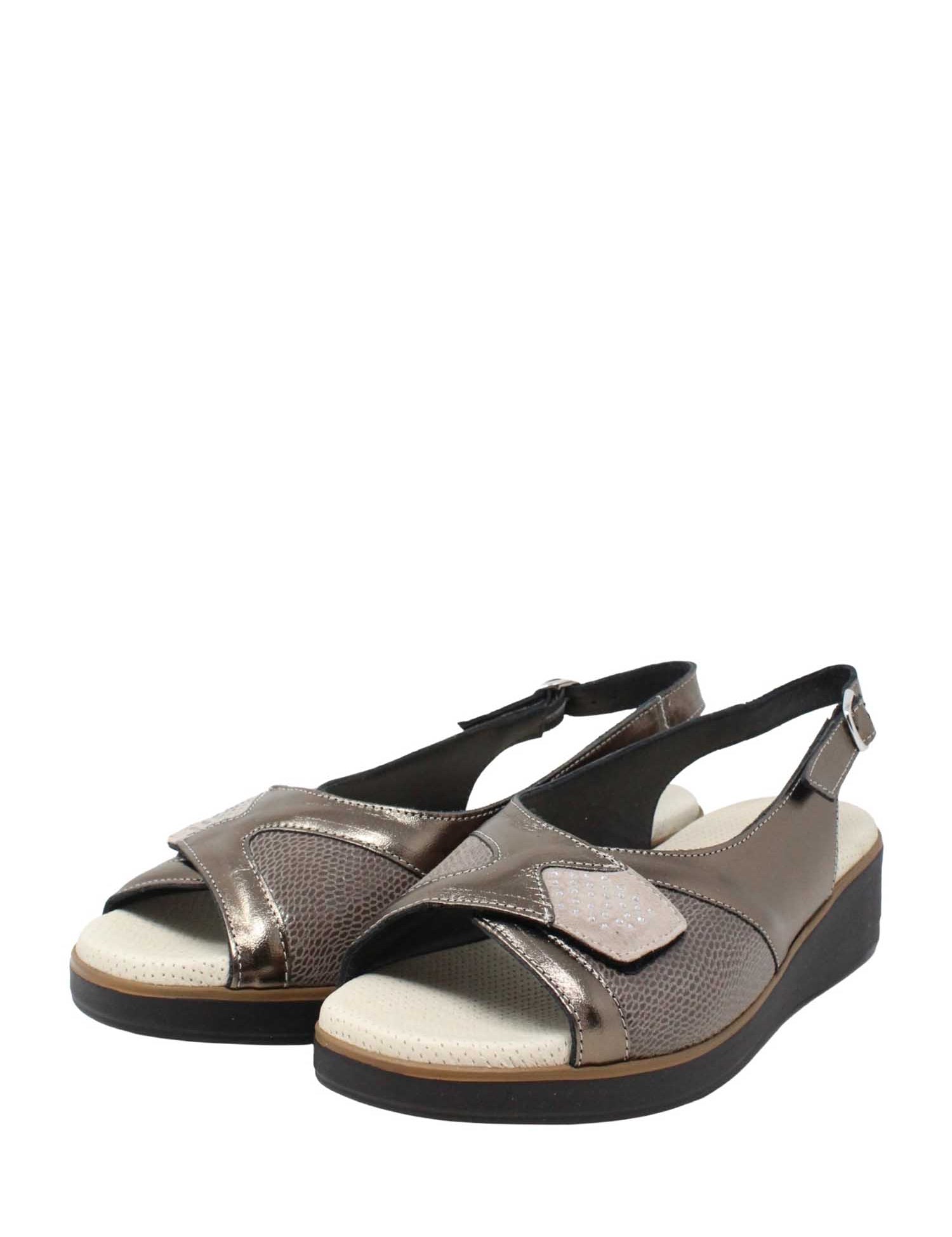 Sandali zeppa Grigio Susimoda