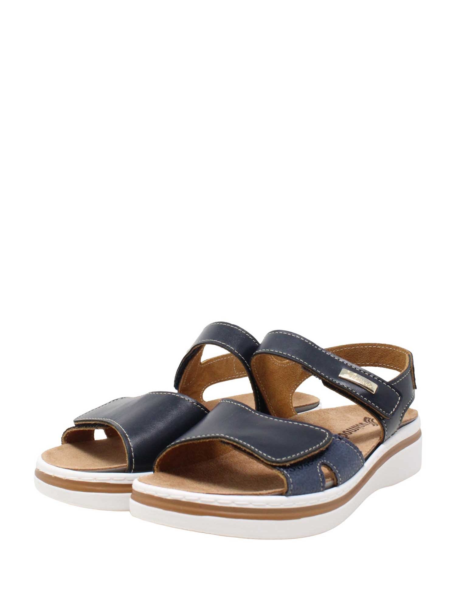 Sandali zeppa Blu Susimoda