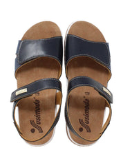 Sandali zeppa Blu Susimoda