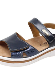 Sandali zeppa Blu Susimoda