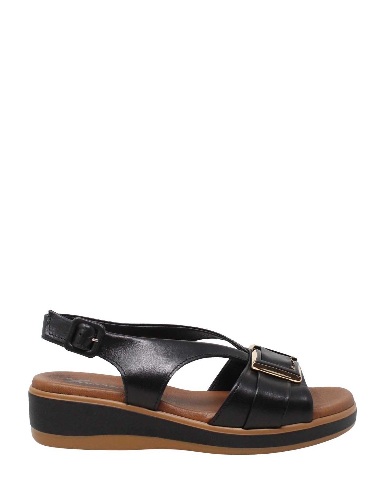 Sandali zeppa Nero Susimoda