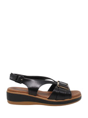 Sandali zeppa Nero Susimoda