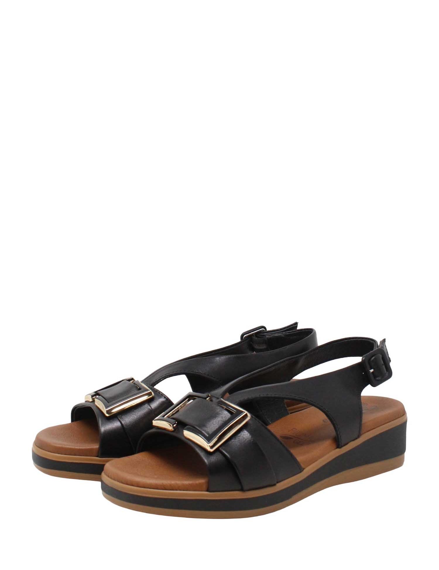 Sandali zeppa Nero Susimoda
