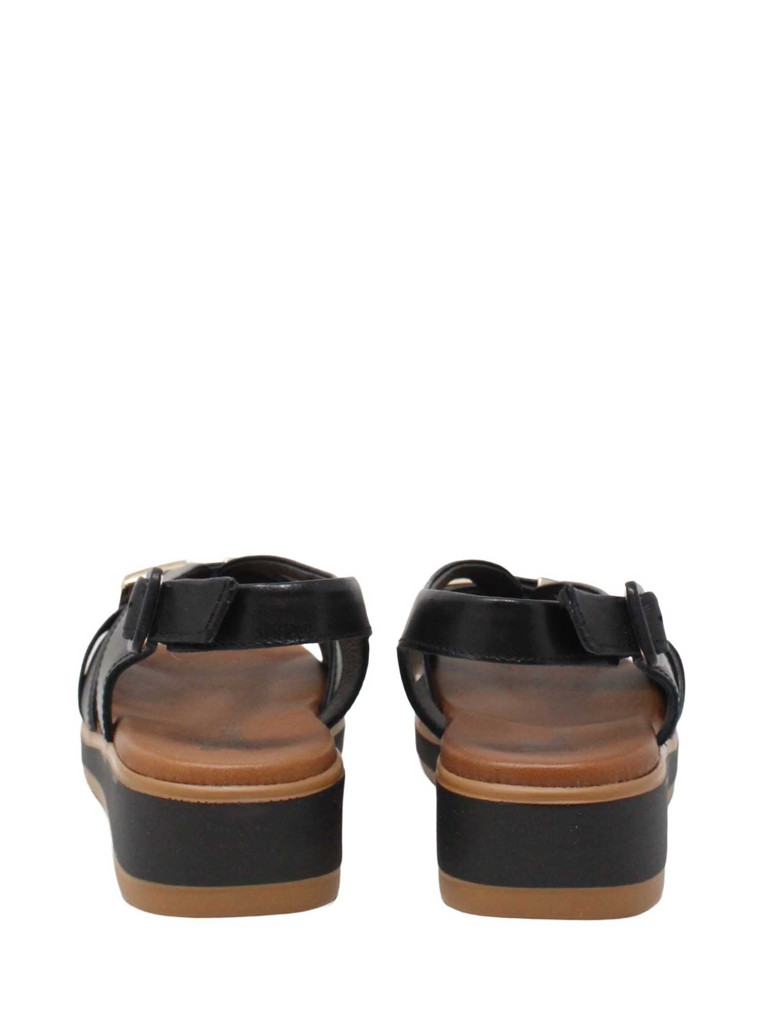 Sandali zeppa Nero Susimoda