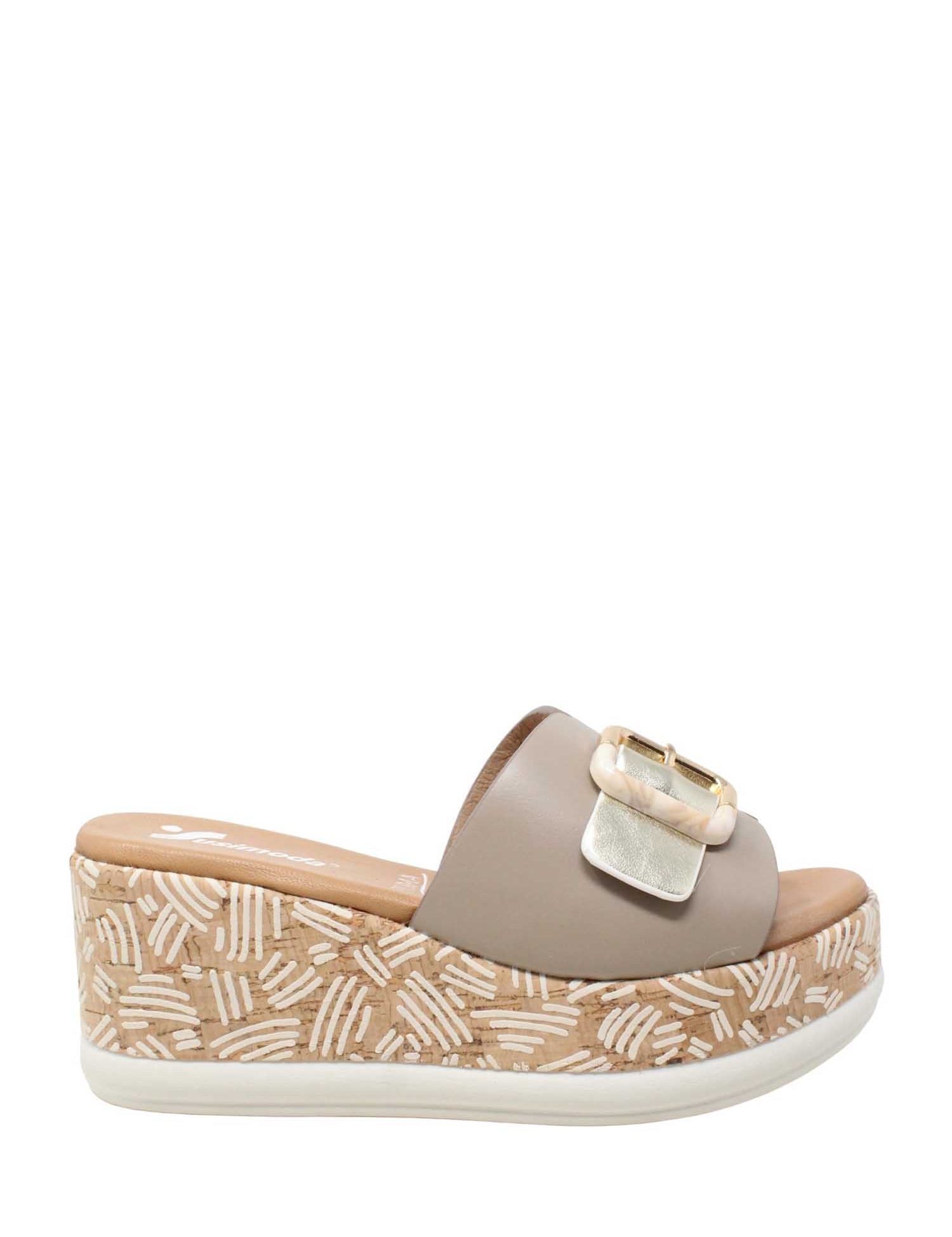 Sandali zeppa Grigio Susimoda