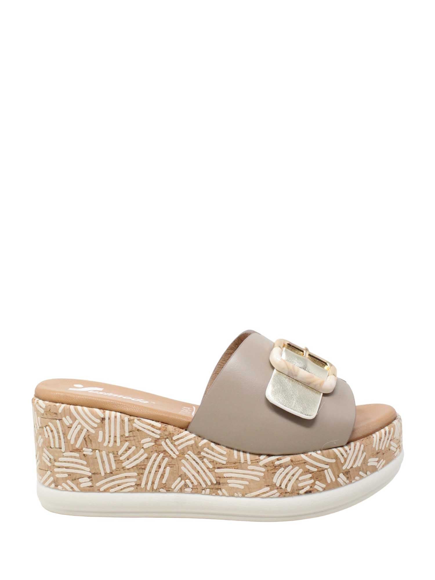 Sandali zeppa Grigio Susimoda