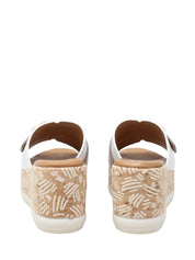 Sandali zeppa Bianco Susimoda