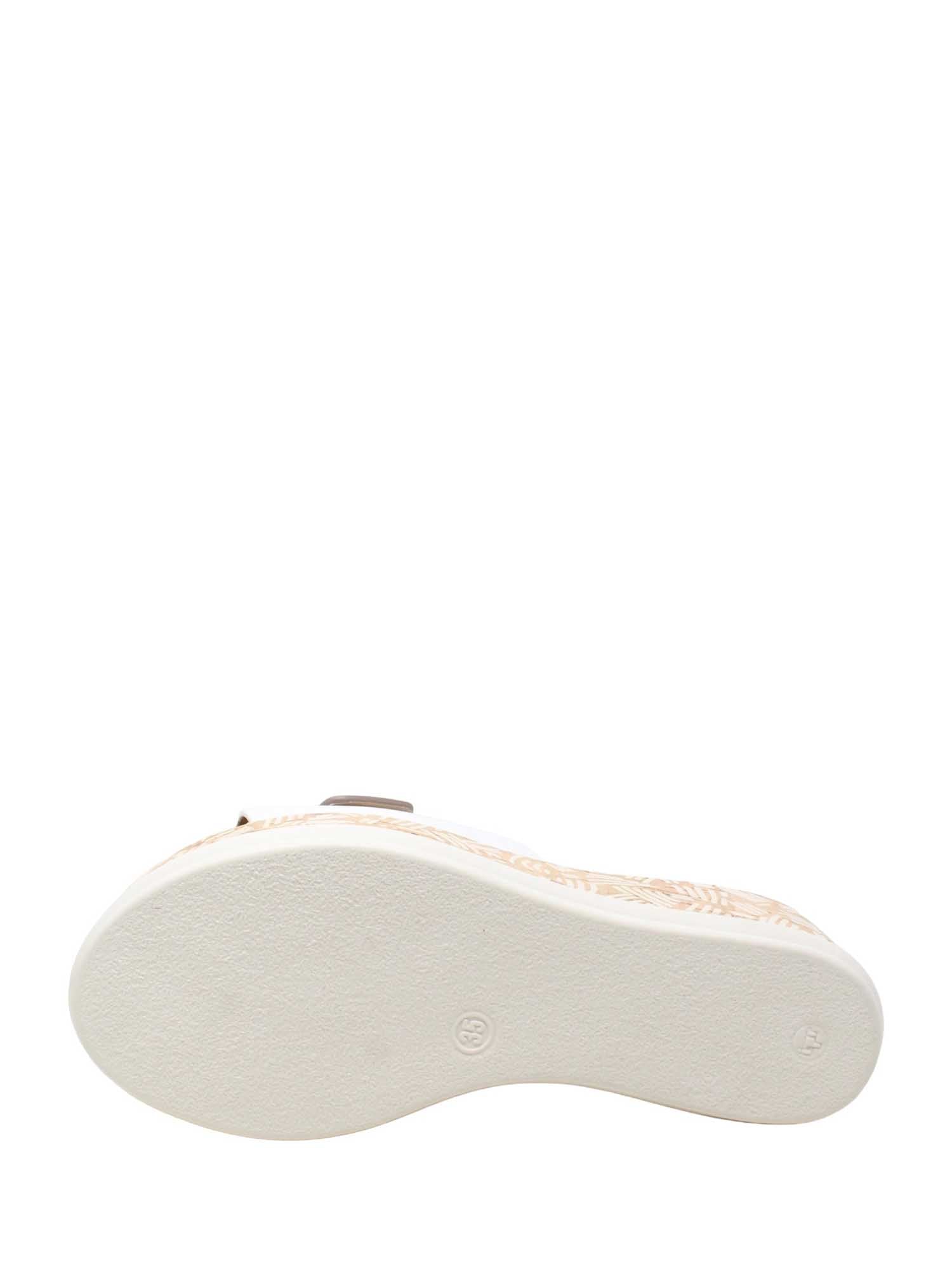Sandali zeppa Bianco Susimoda