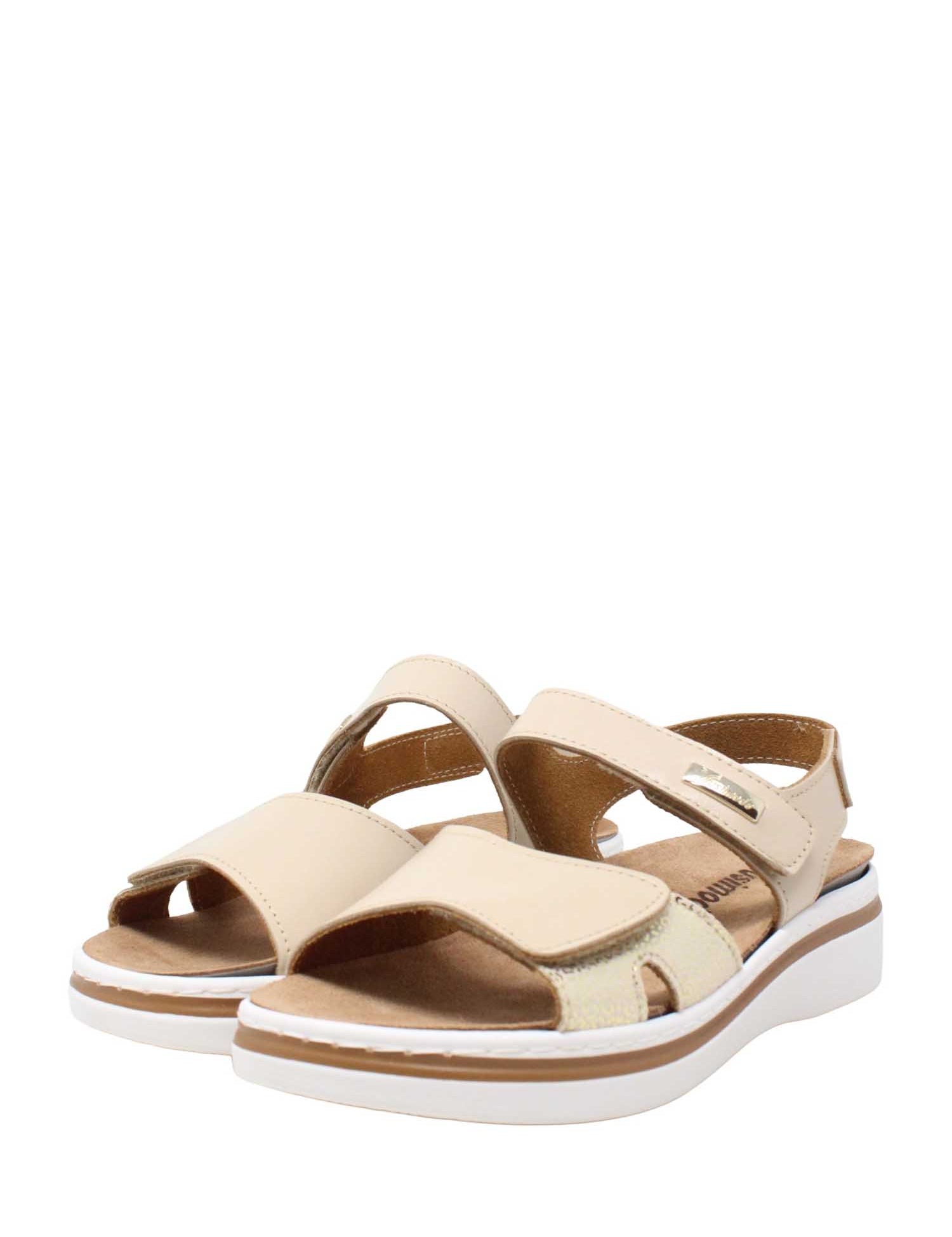 Sandali zeppa Beige Susimoda