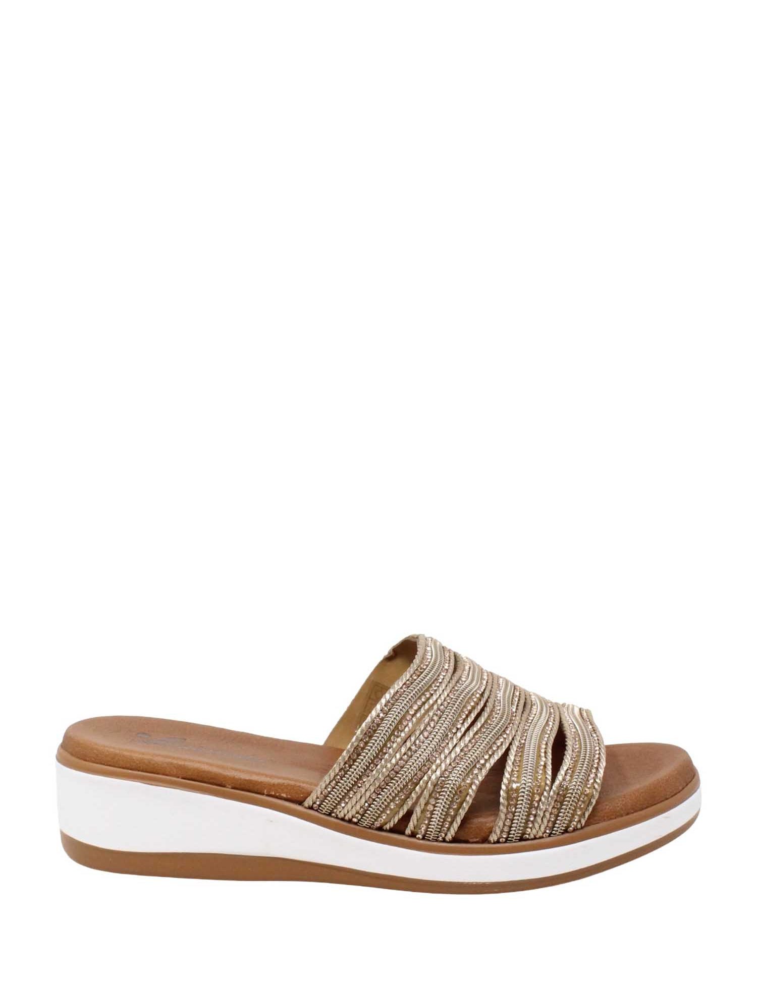 Sandali zeppa Marrone Susimoda