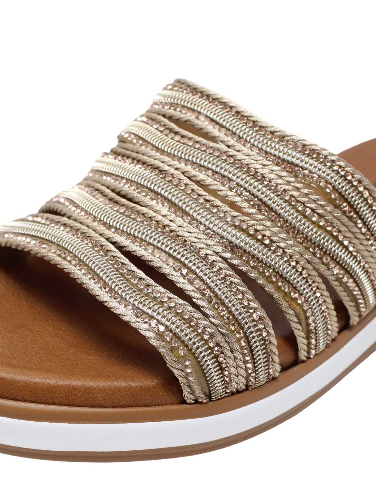 Sandali zeppa Marrone Susimoda