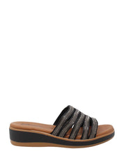 Sandali zeppa Nero Susimoda