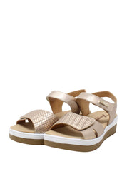 Sandali zeppa Dorato Susimoda