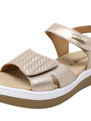 Sandali zeppa Dorato Susimoda