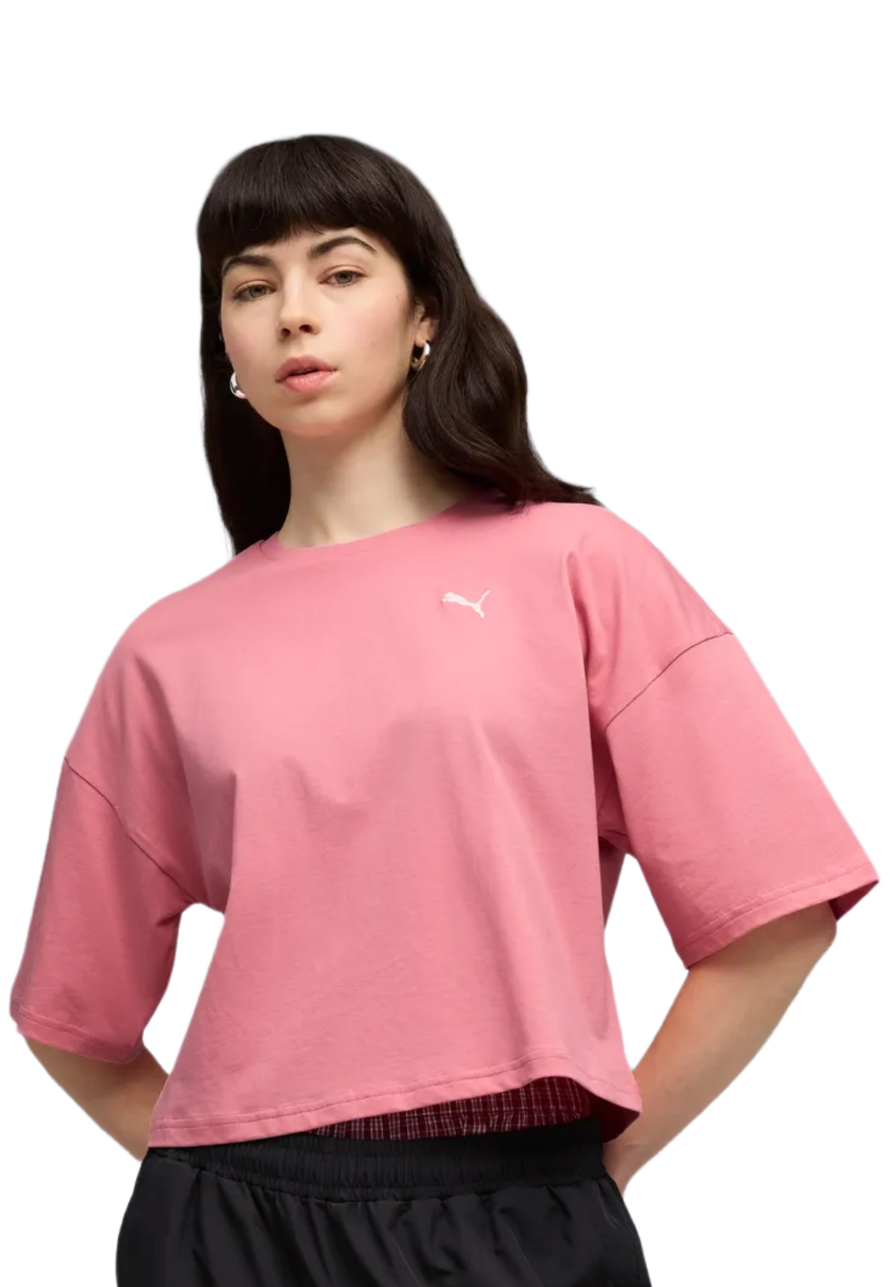 T-shirt Rosa Scuro Puma