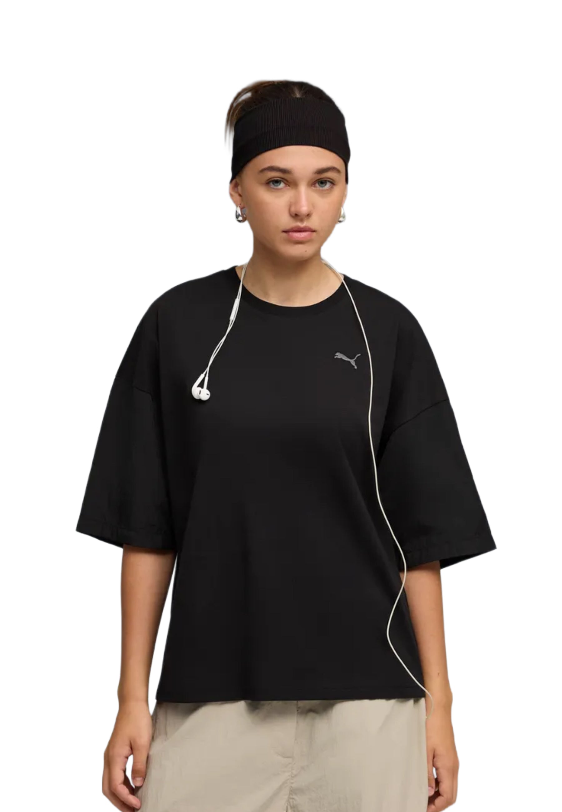 T-shirt Nero Puma