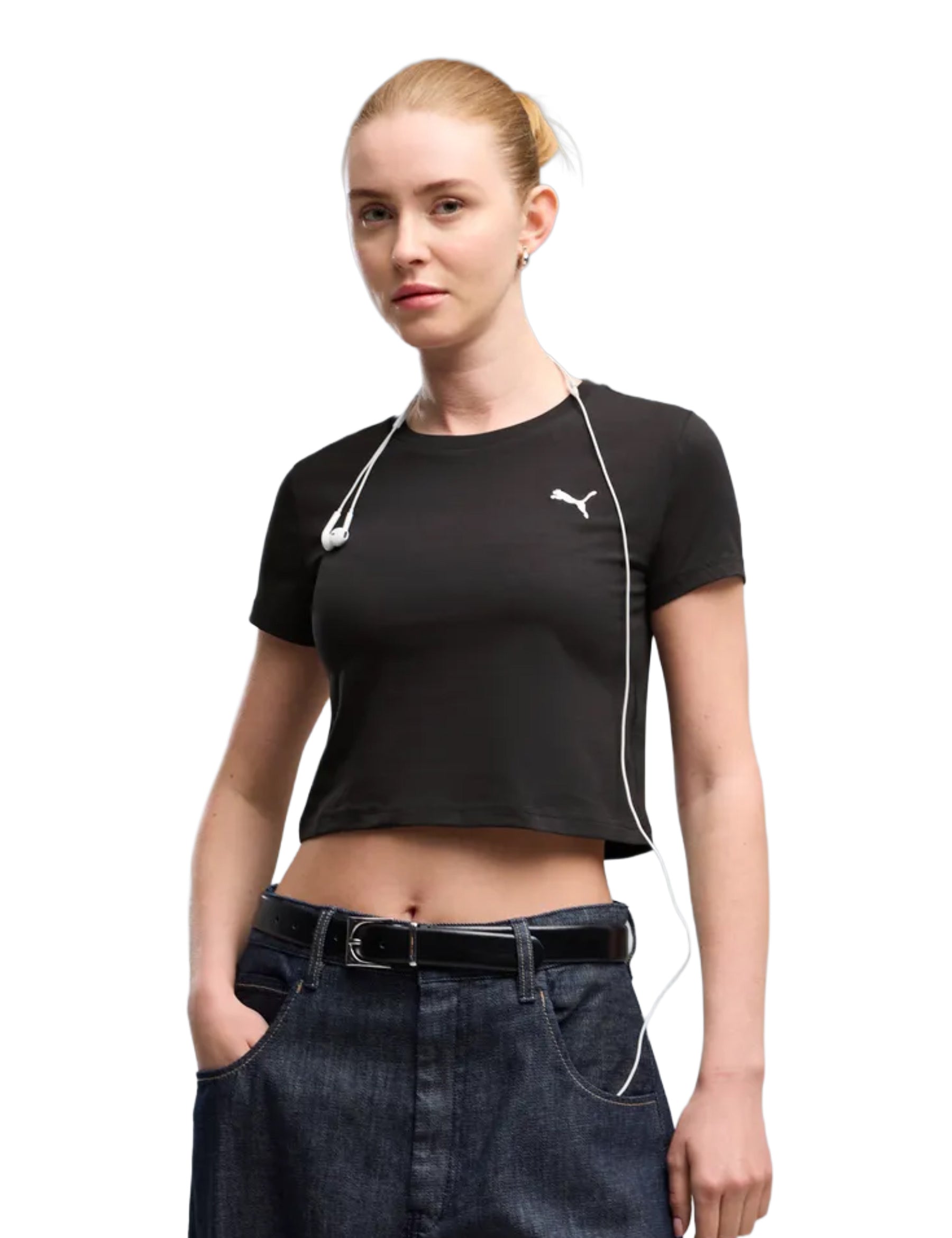 T-shirt Nero Puma