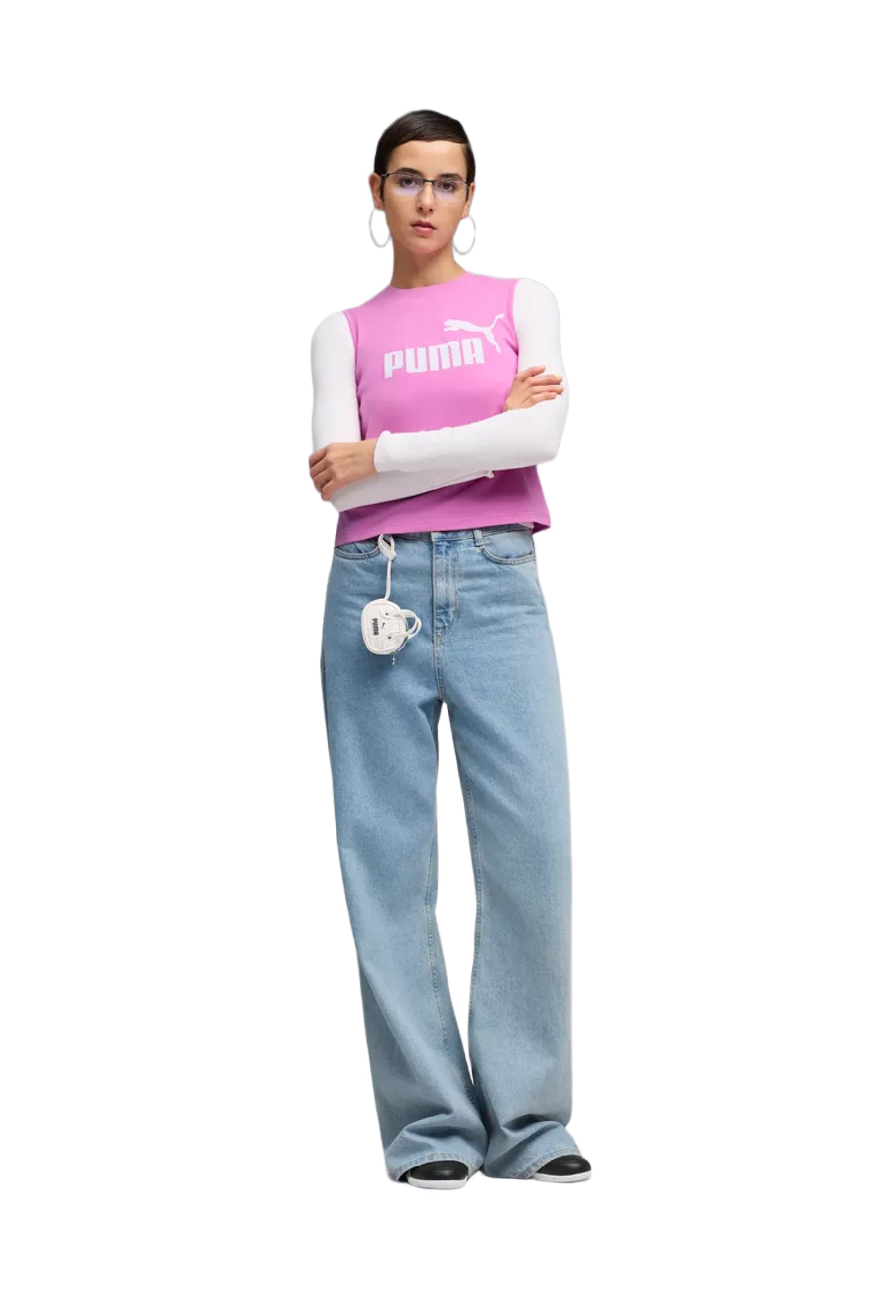 Top e canotte Rosa Puma