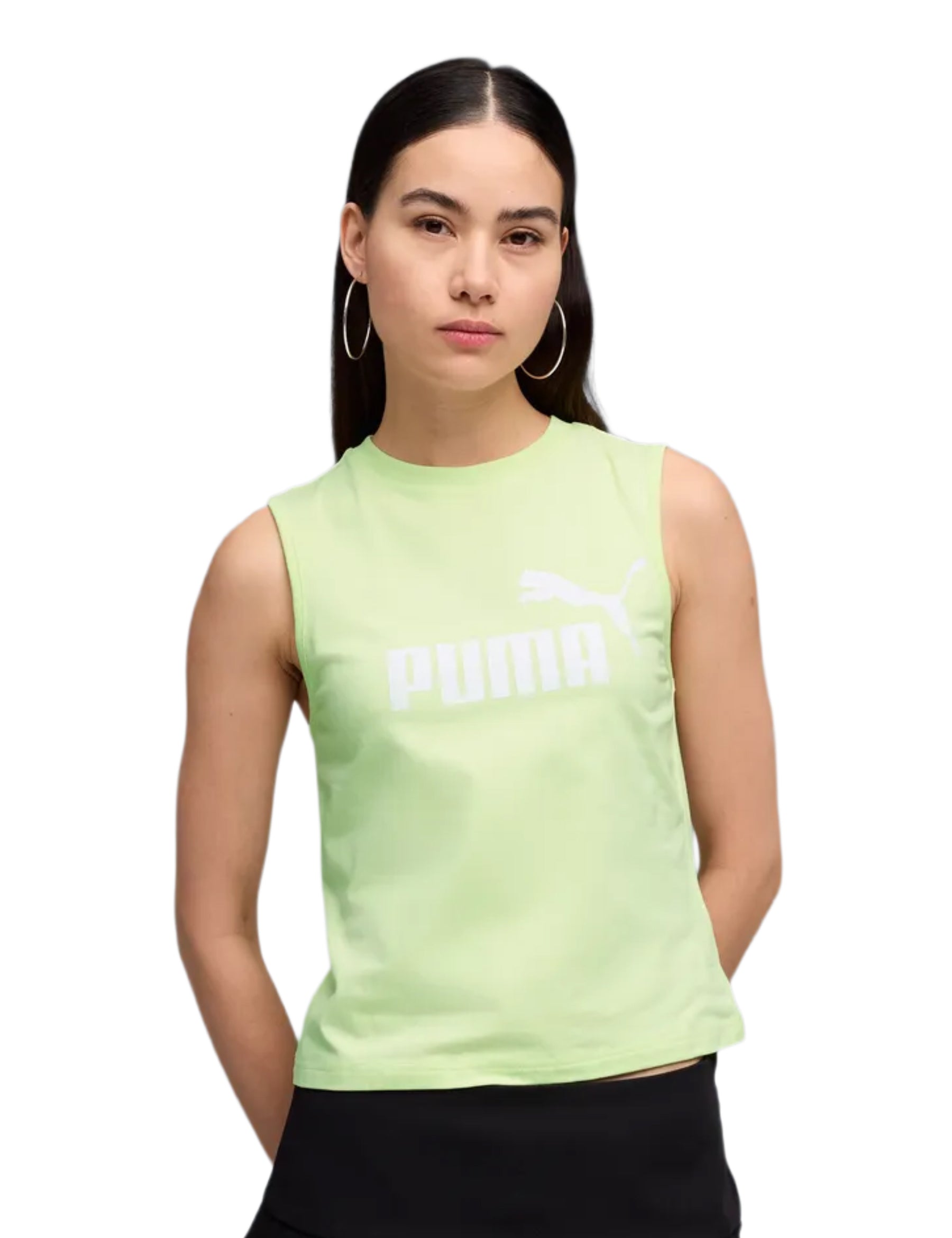 Top e canotte Verde Puma