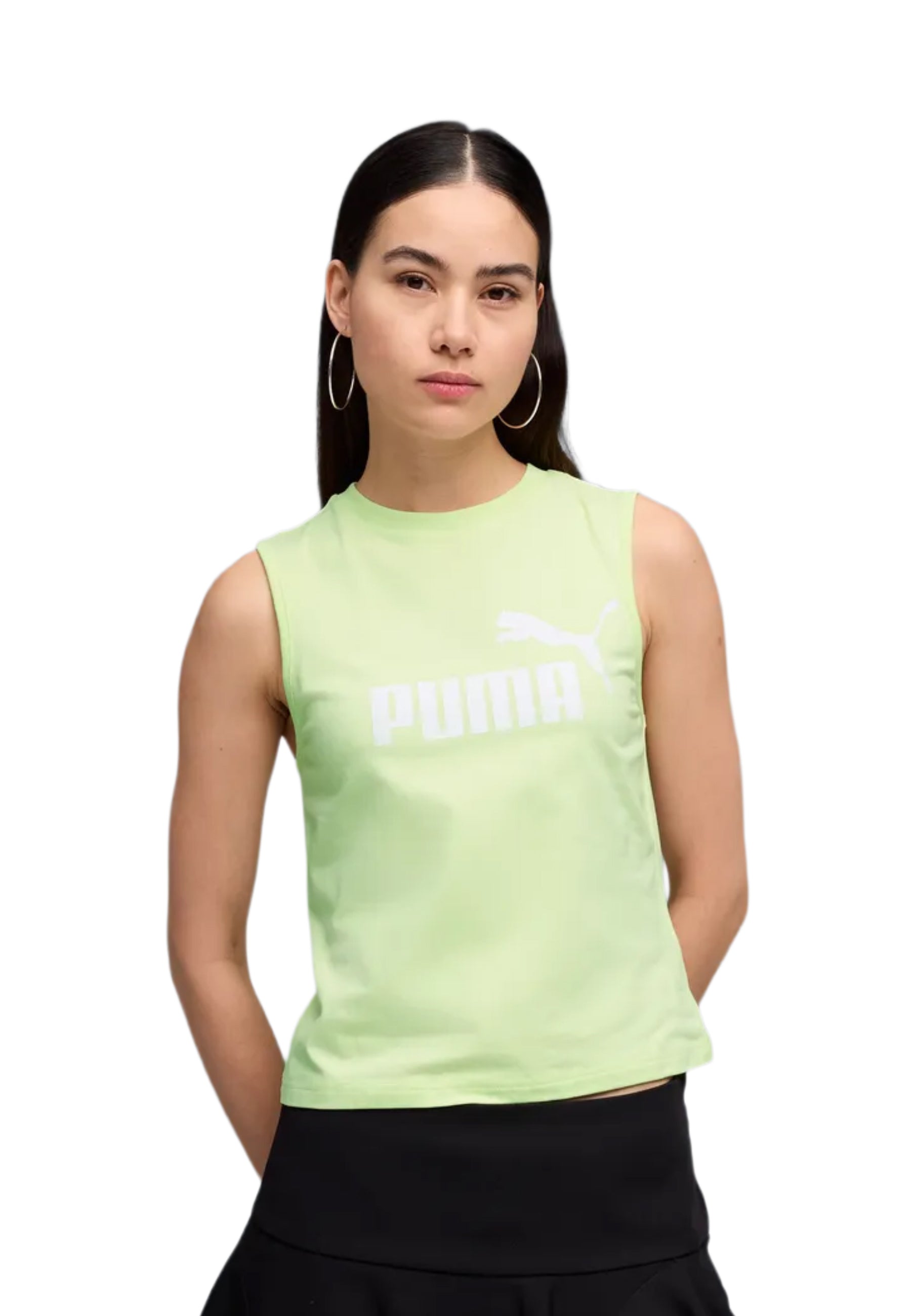 Top e canotte Verde Puma