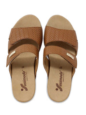 Sandali zeppa Marrone Susimoda