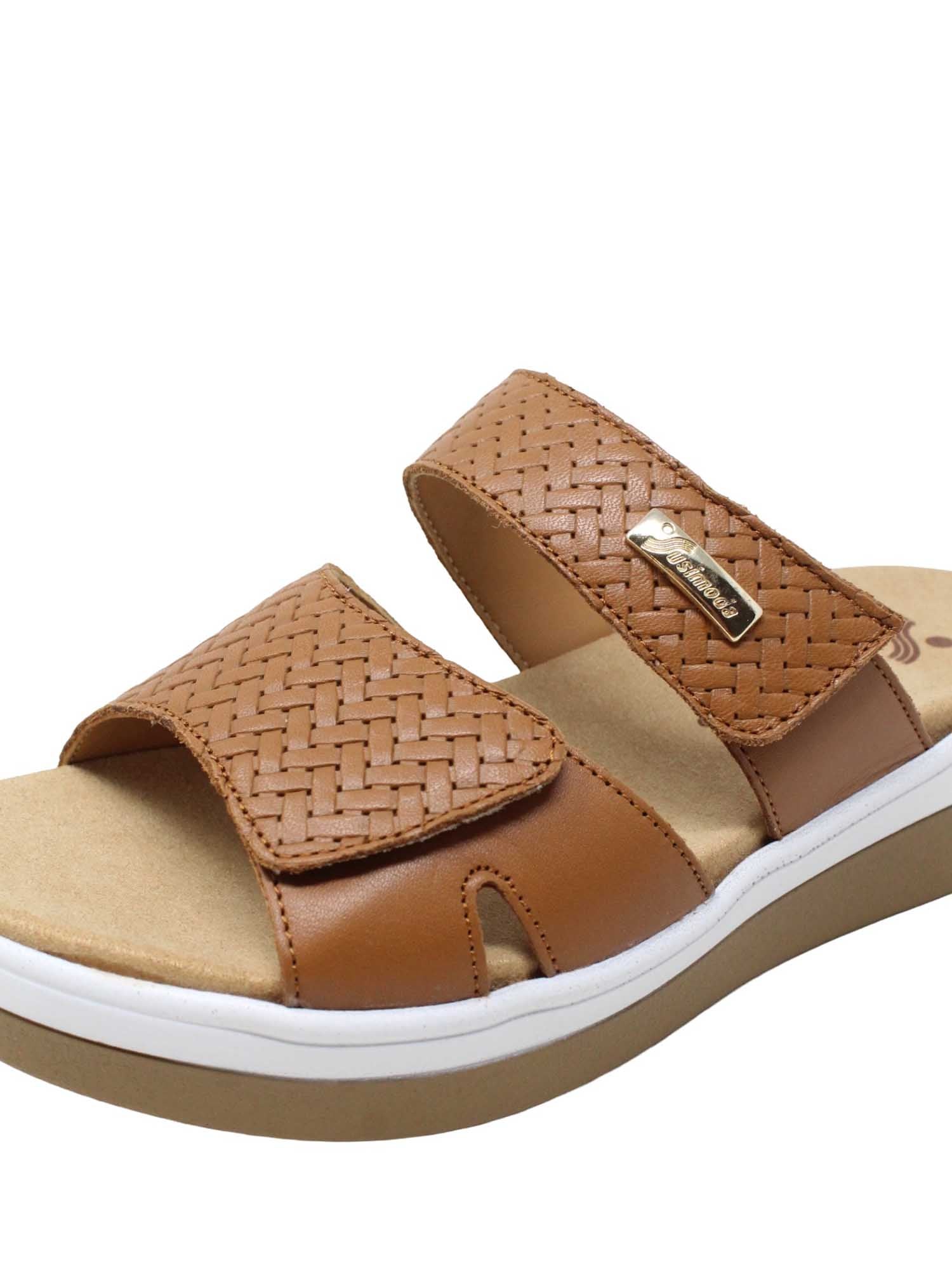 Sandali zeppa Marrone Susimoda