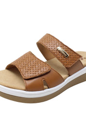 Sandali zeppa Marrone Susimoda