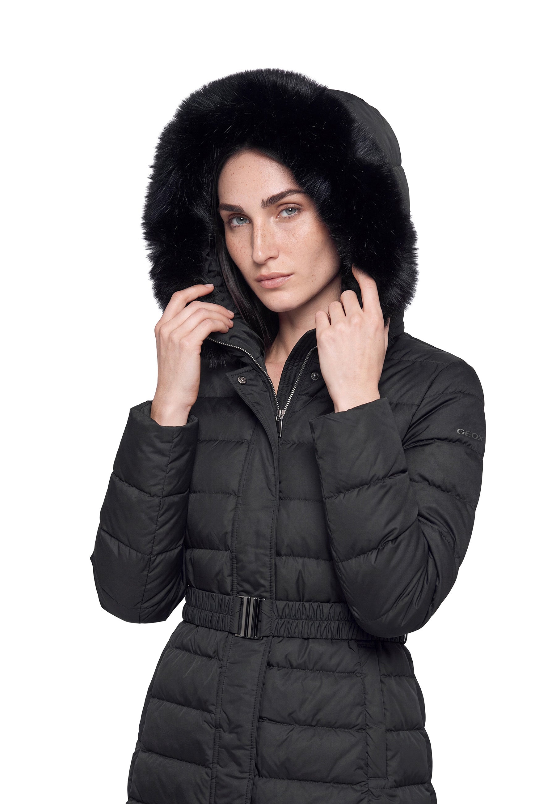 Piumini Nero Geox