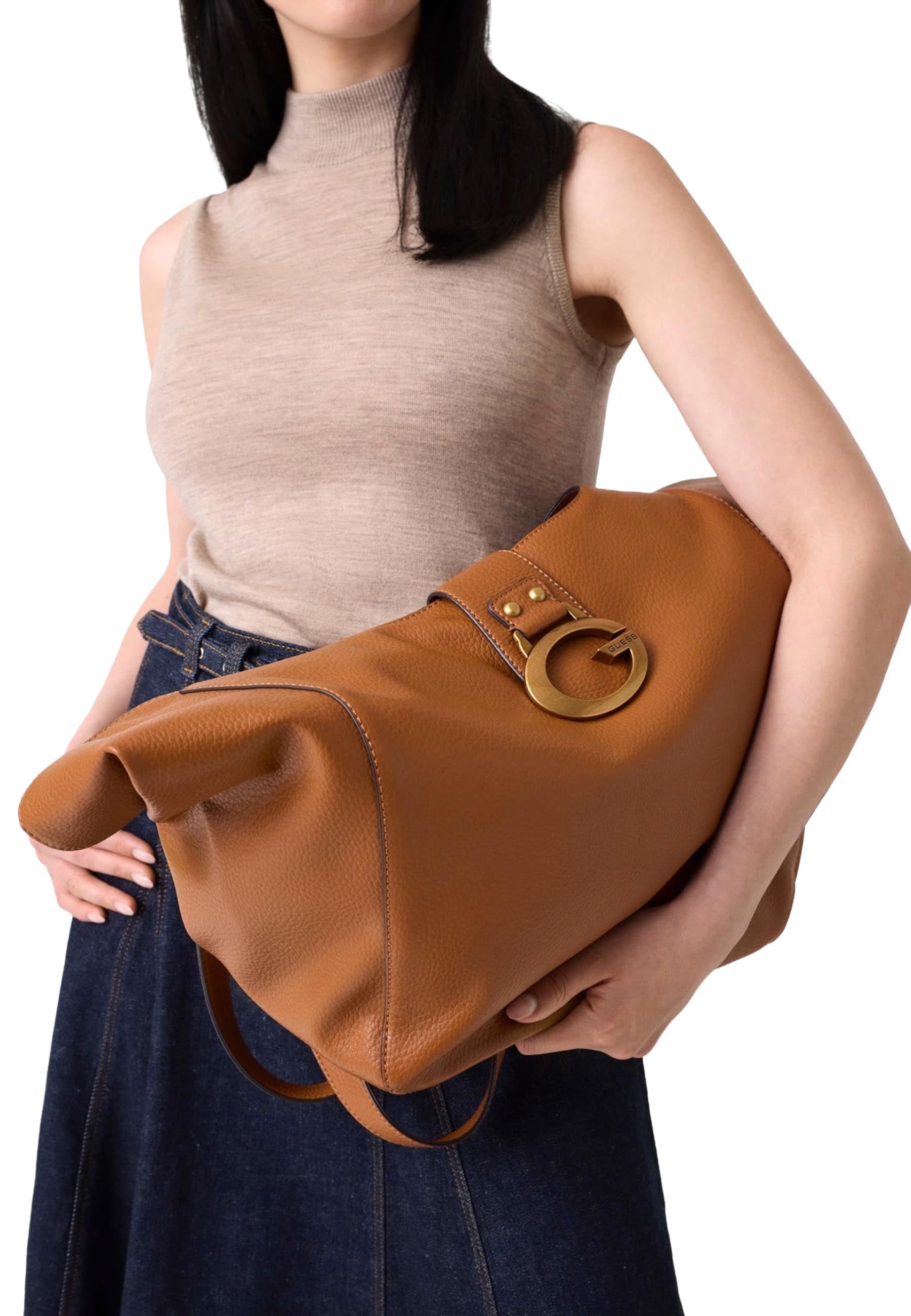 Shopper Marrone Guess