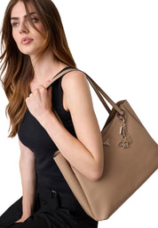 Borse a spalla Beige Guess