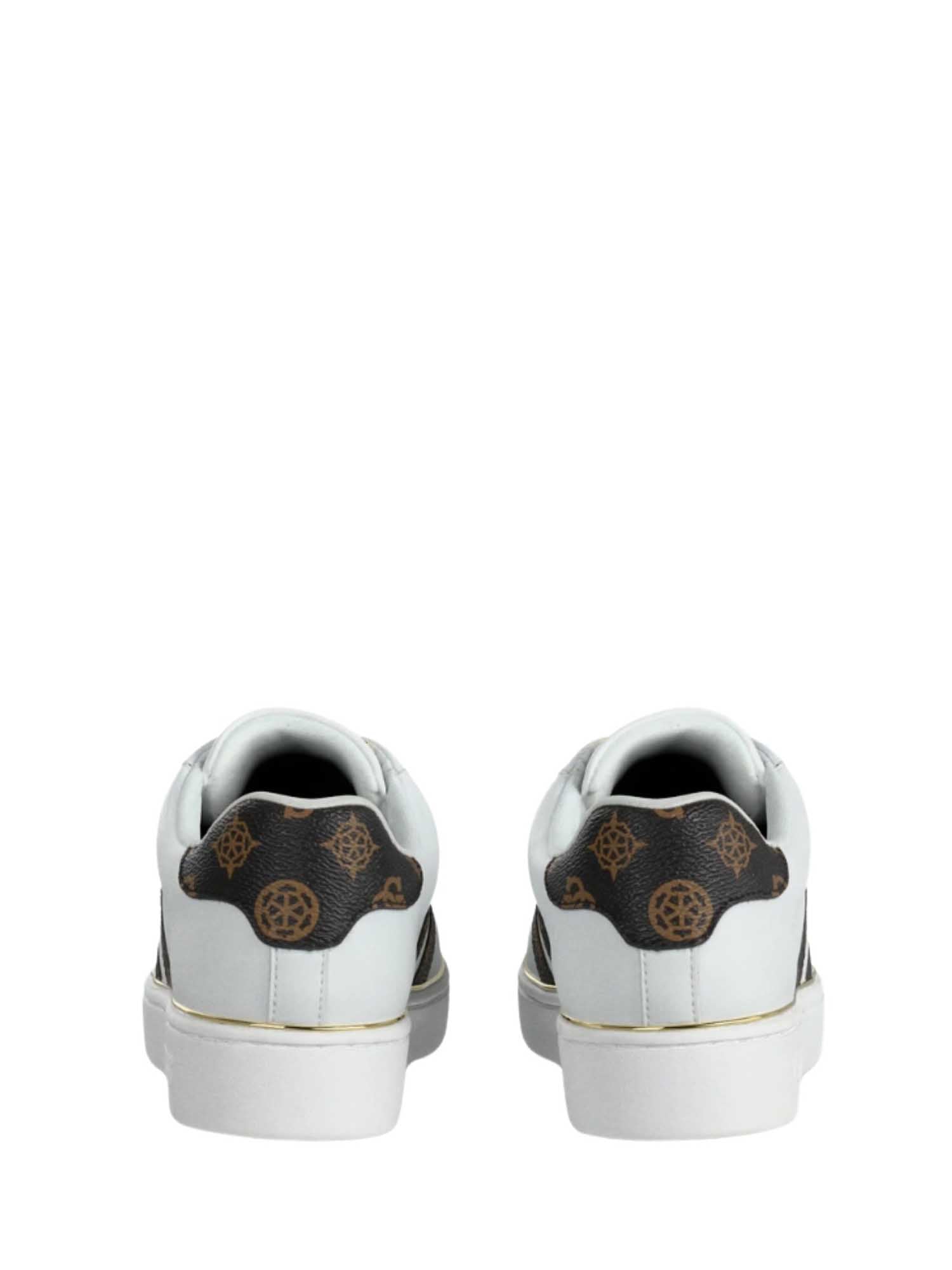 Sneakers Bianco Marrone Guess