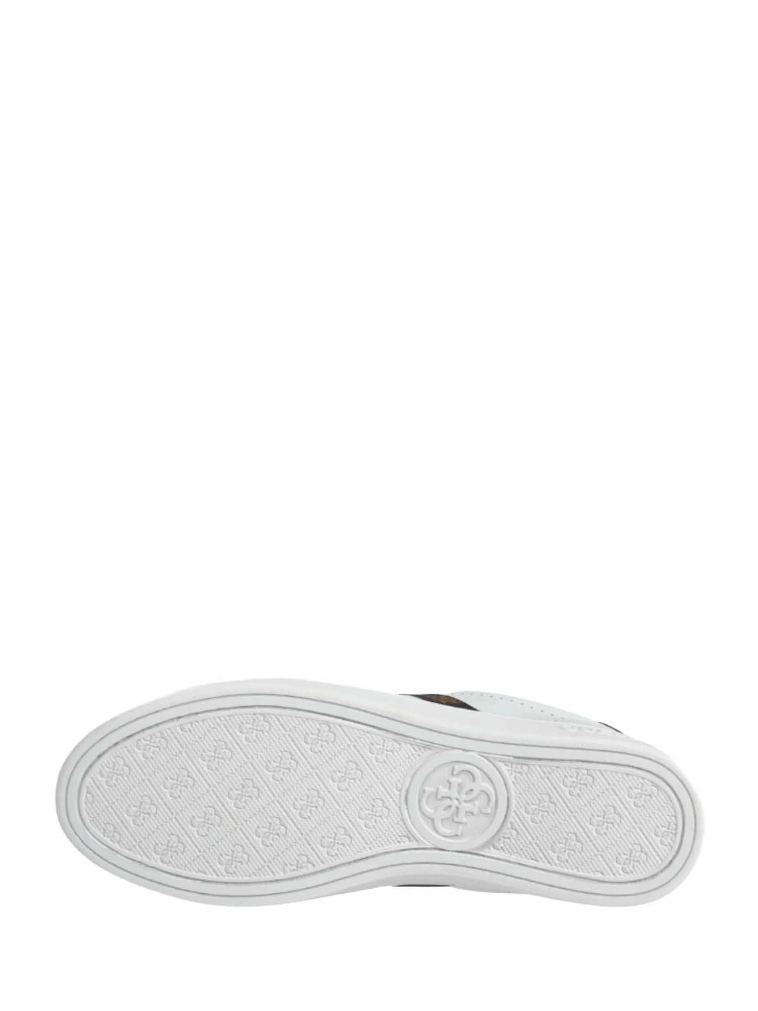 Sneakers Bianco Marrone Guess