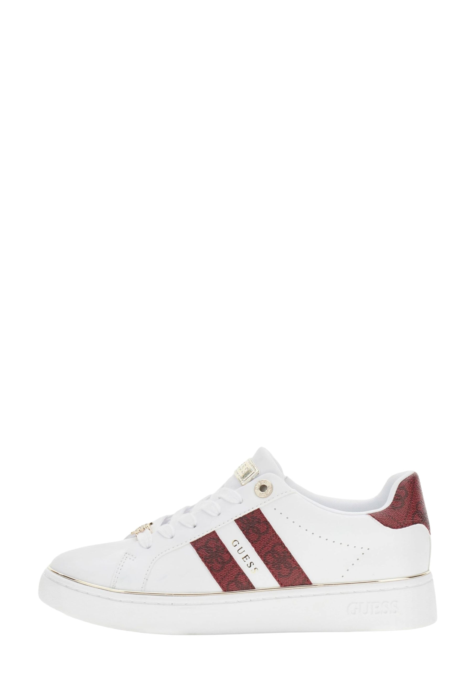 Sneakers Bianco Rosso Guess