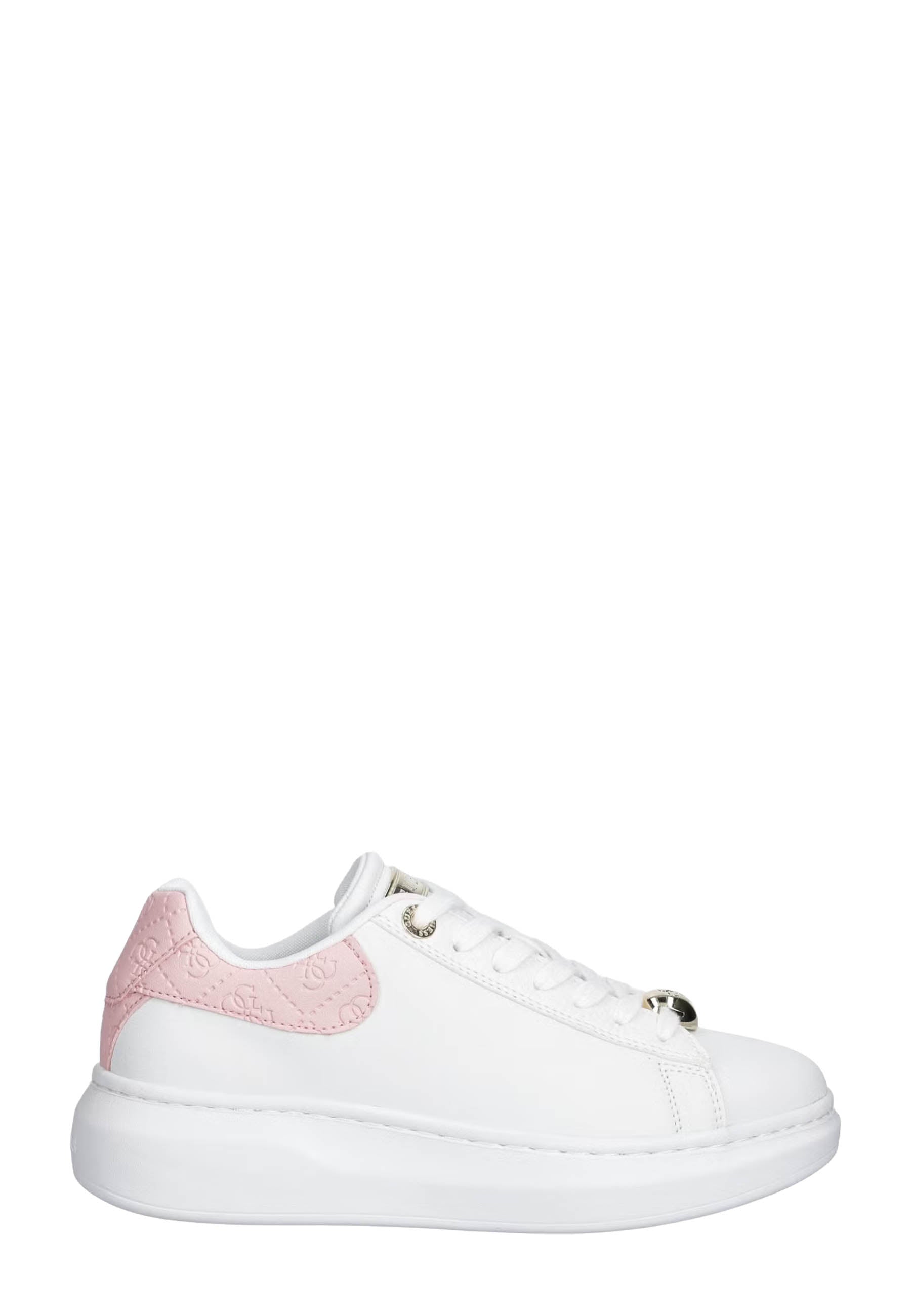 Sneakers Bianco Rosa Guess