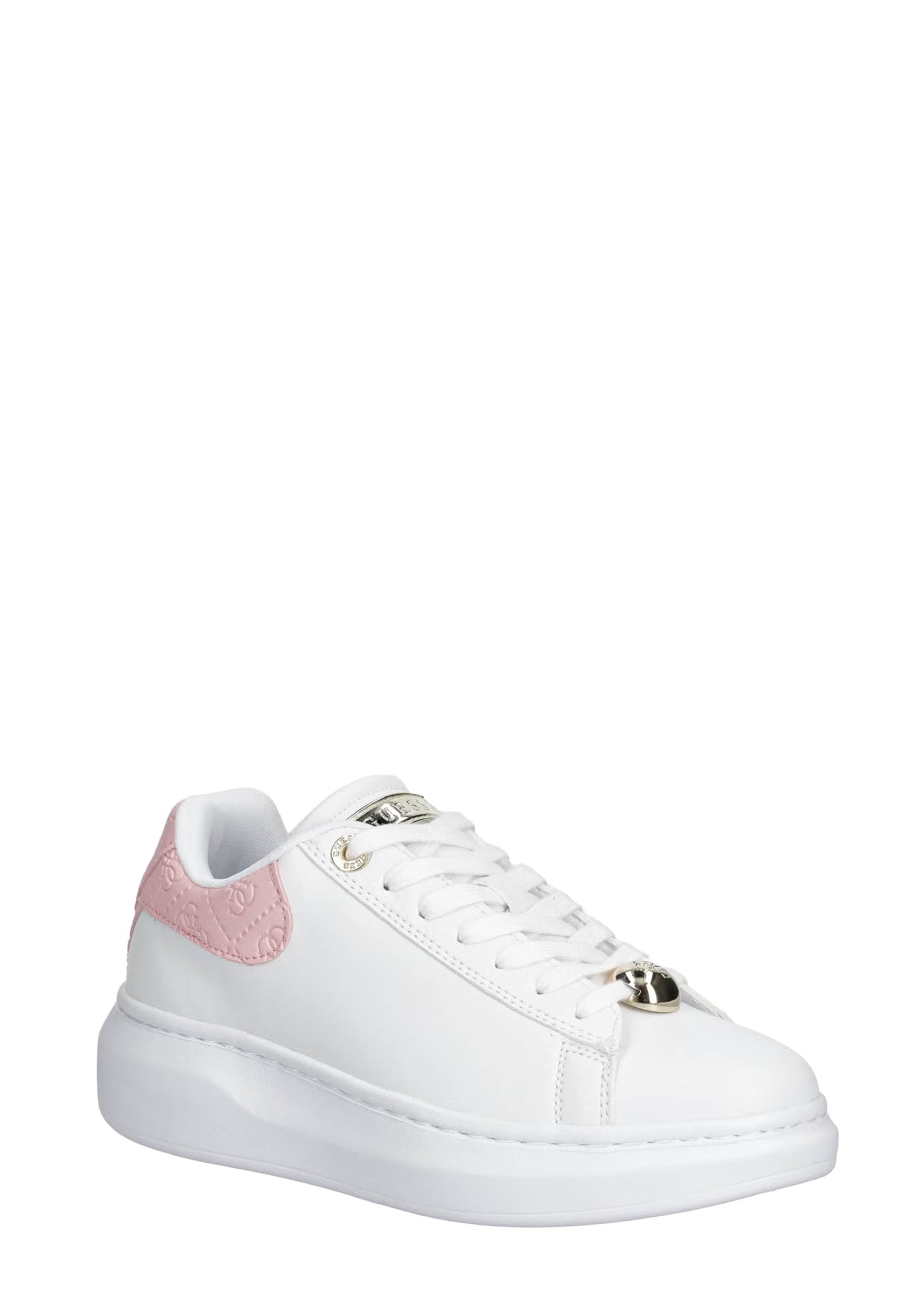 Sneakers Bianco Rosa Guess