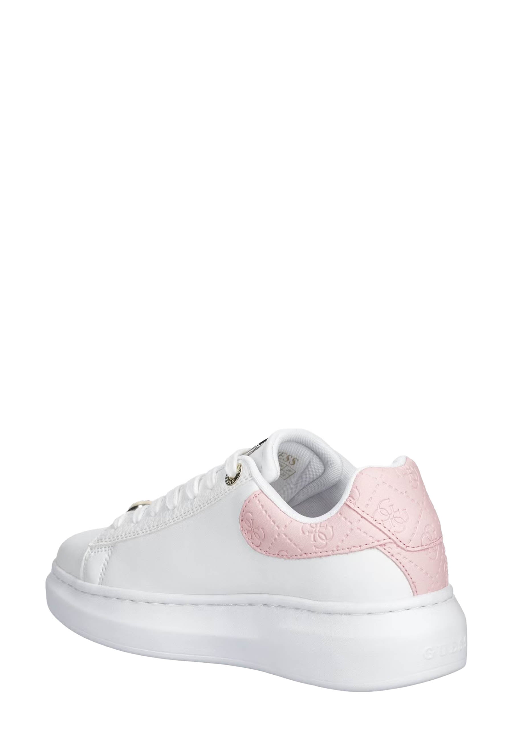 Sneakers Bianco Rosa Guess