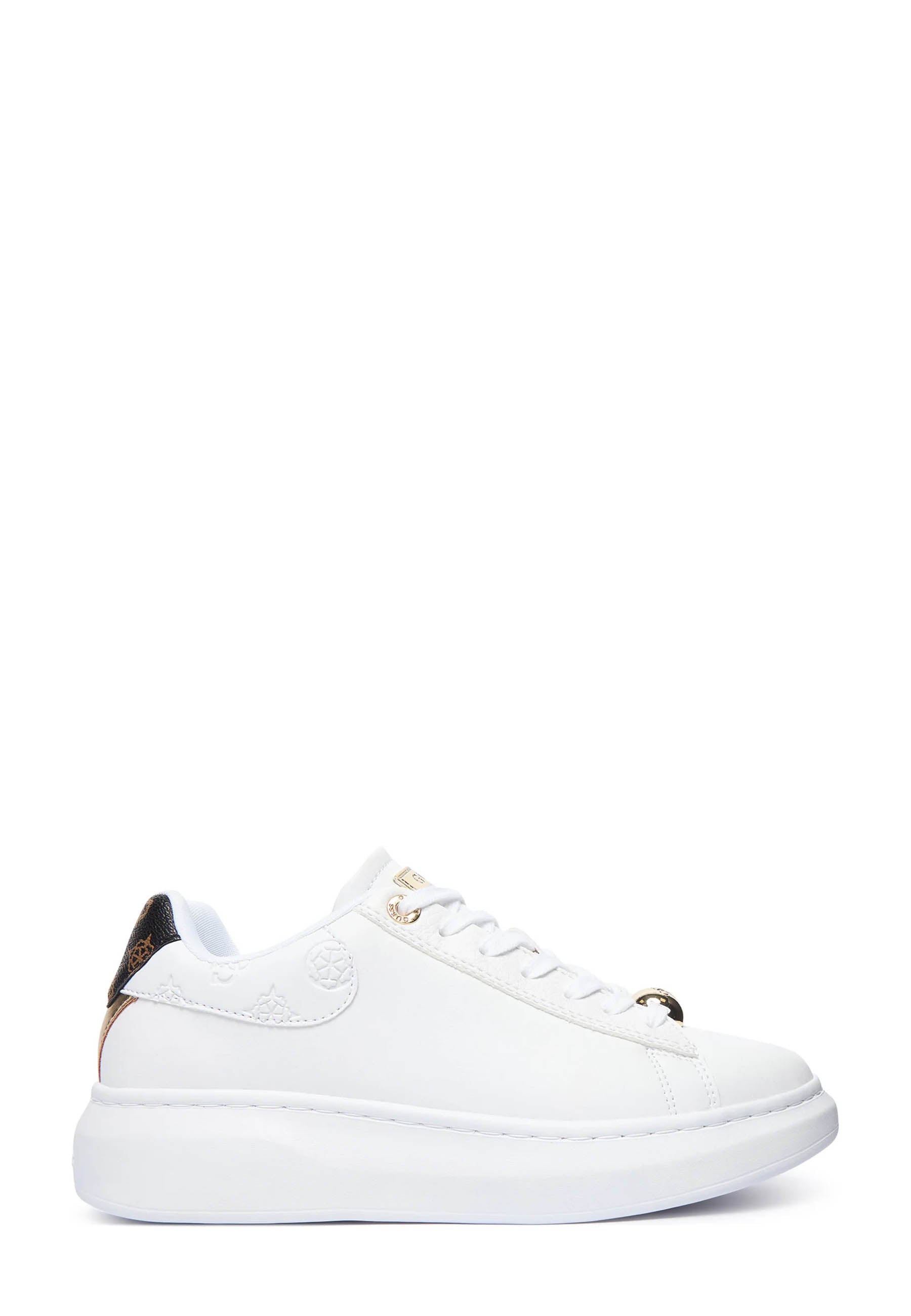 Sneakers Bianco Oro Guess