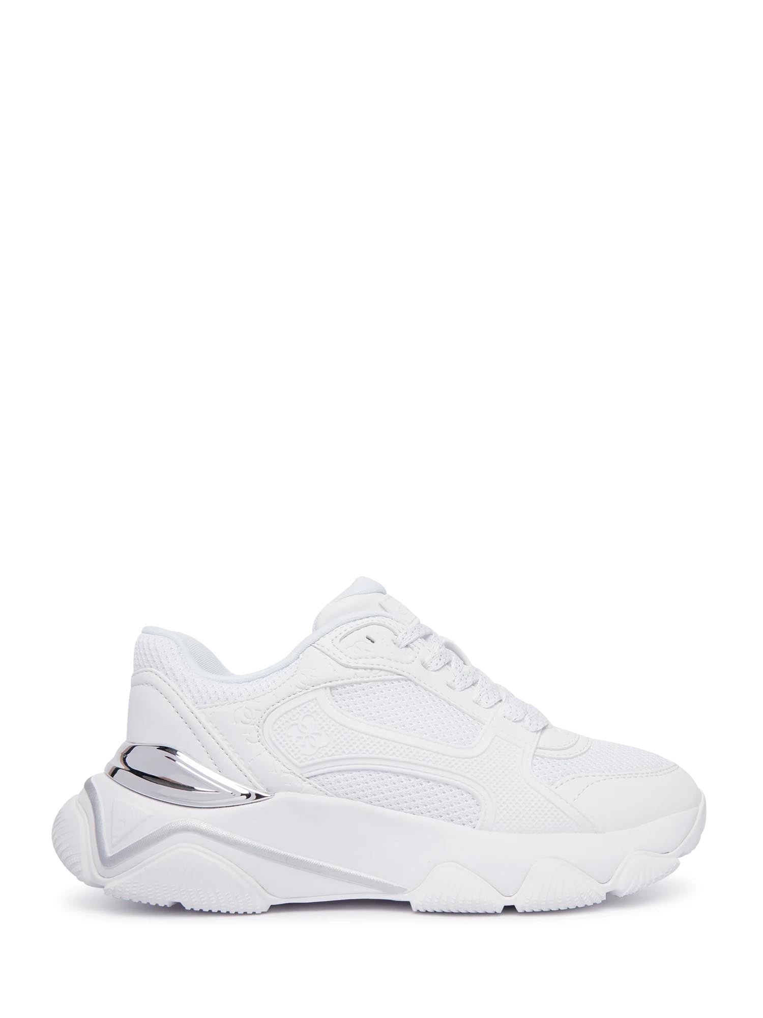 Sneakers Bianco Argento Guess