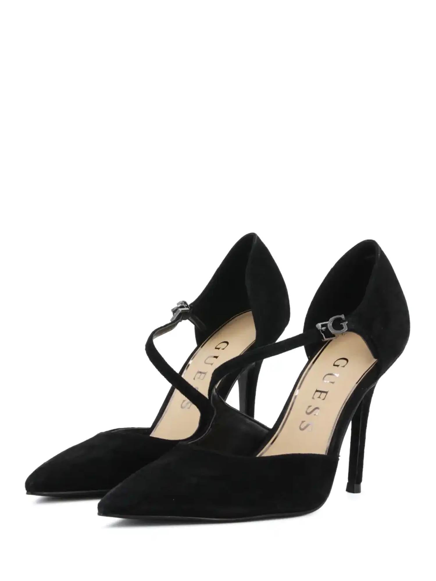 Decolleté Nero Guess
