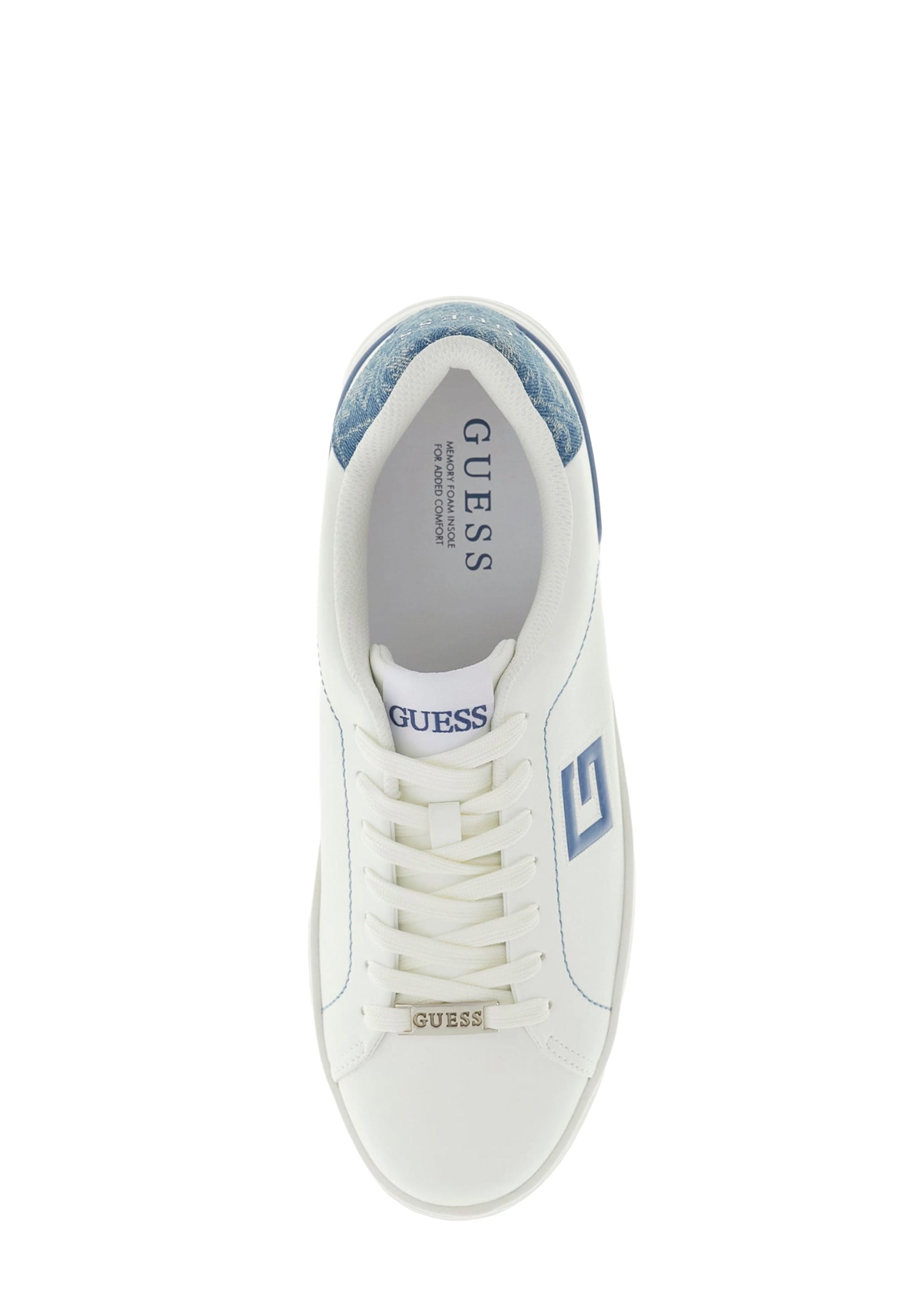 Sneakers Bianco Blu Guess