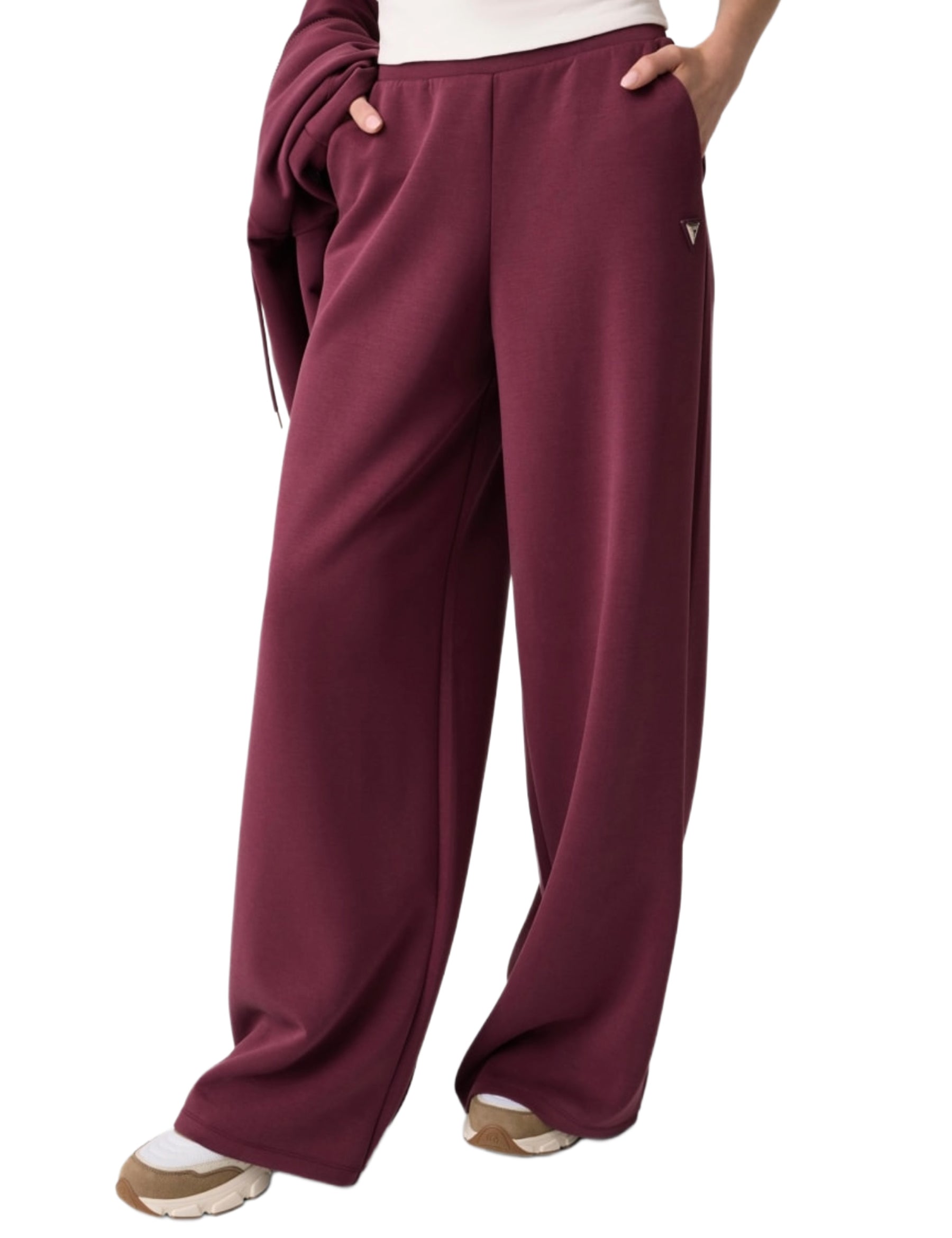Pantaloni Bordeaux Guess