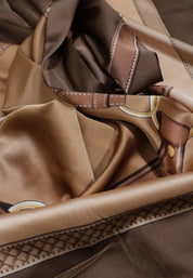 Foulard Marrone Guess