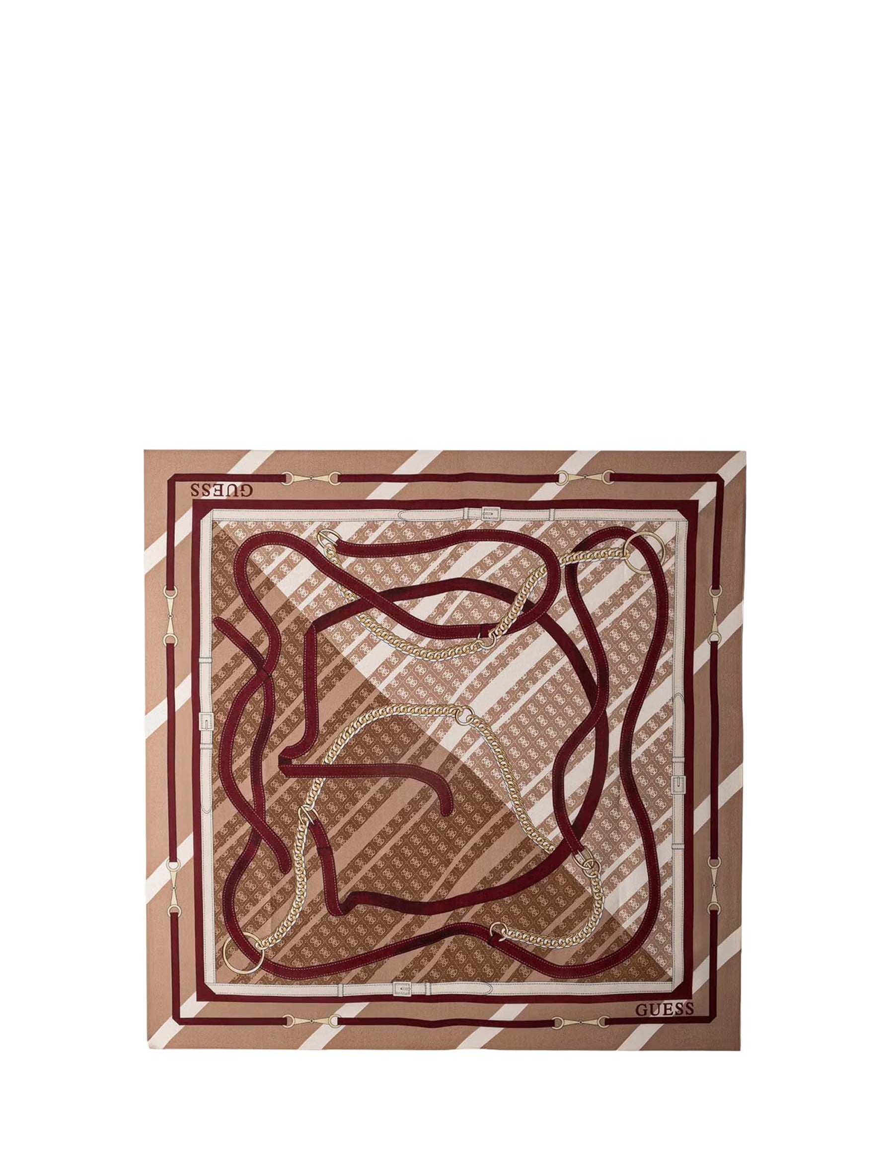 Foulard Marrone Guess