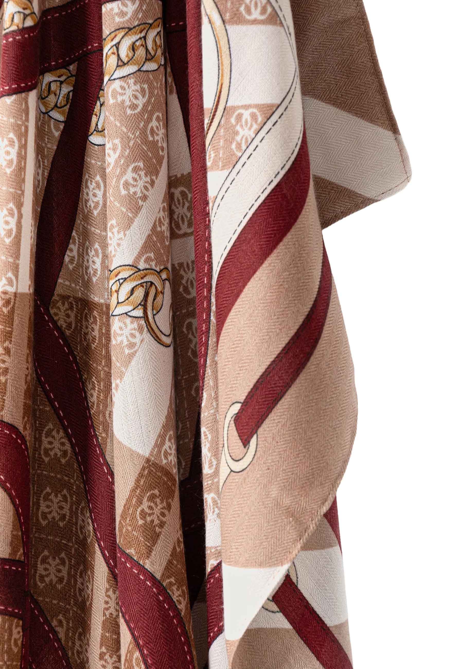 Foulard Marrone Guess