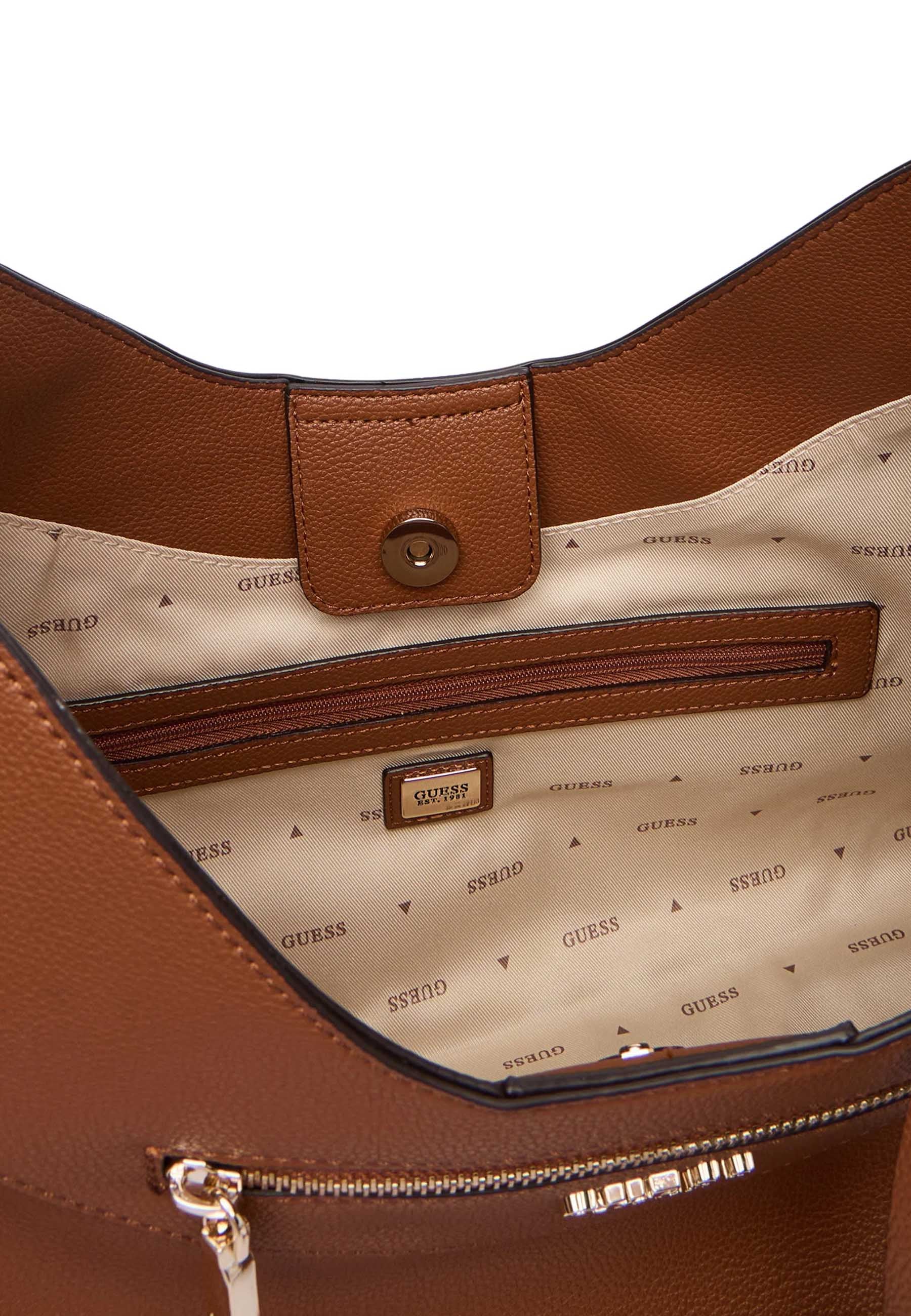 Borse a spalla Marrone Guess